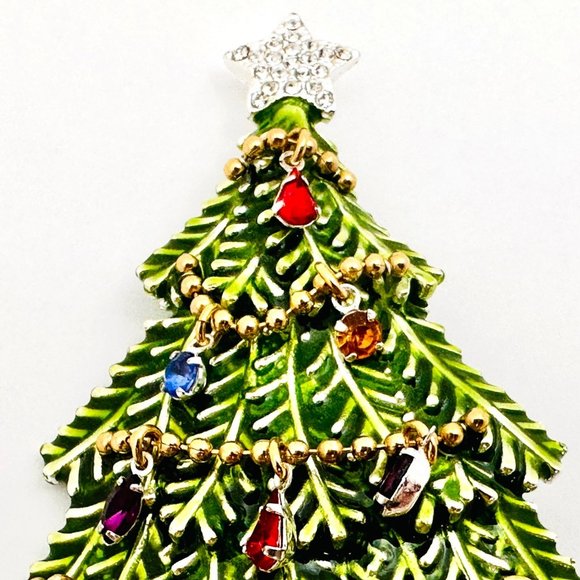 Avon Collectible 2008 Large Christmas Tree Brooch/Pin - Picture 5 of 9